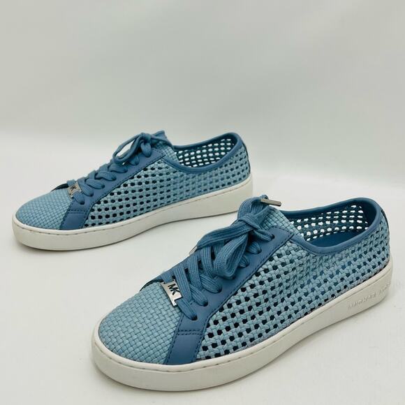 MICHAEL Michael Kors Shoes - MICHAEL Michael Kors Olivia Raffia Basket Weave Sneakers